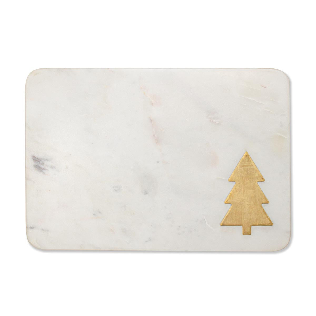 Christmas Tree Marble Serving Board