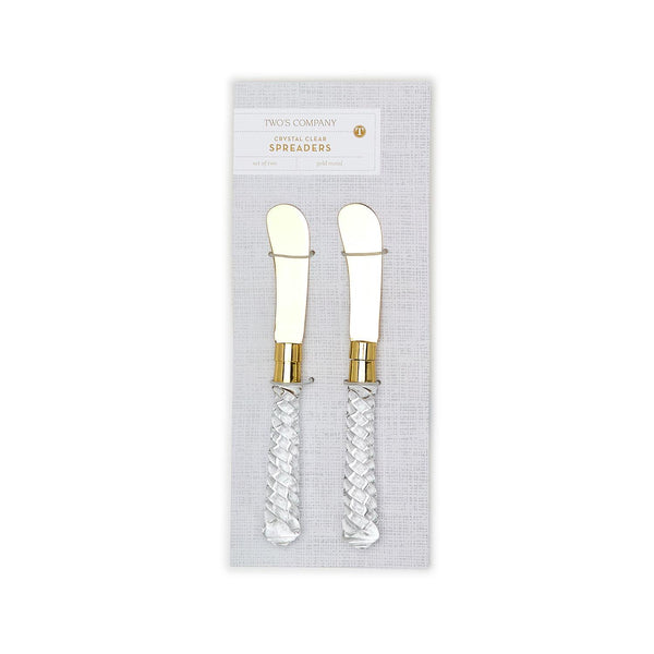 Crystal Clear Spreaders - Set of 2