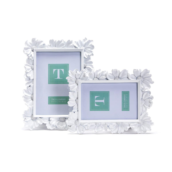 White Daisy Photo Frame