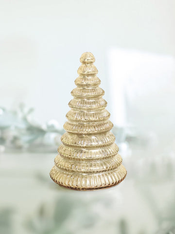 Christmas Tree Candle | Champagne