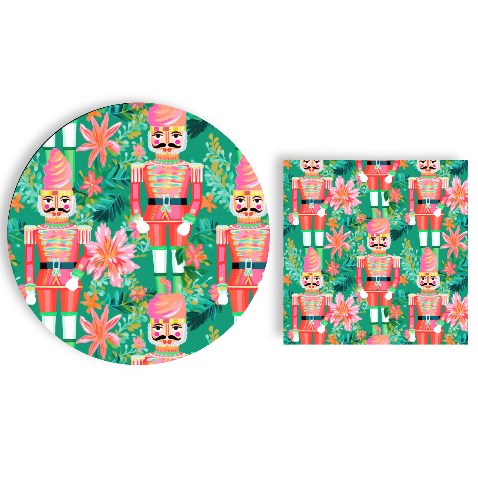 Nifty Nutcracker Salad Plate