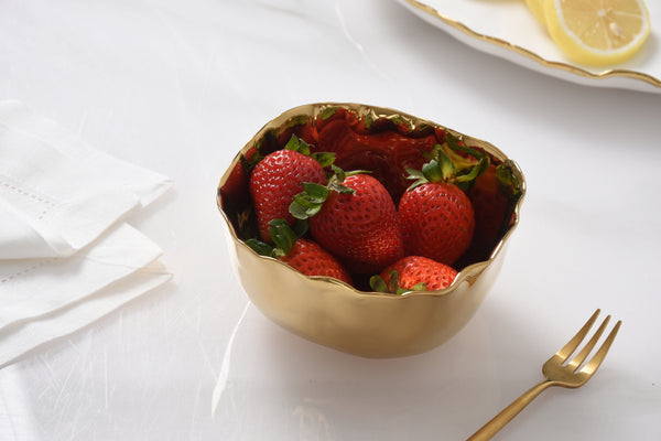 Snack Bowl - Portofino Gold