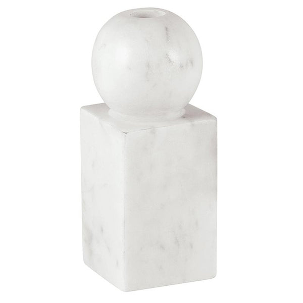 Round Marble Candle Holder - Large