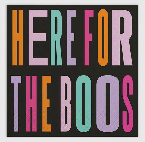 Here for the Boos Beverage Napkin 5"