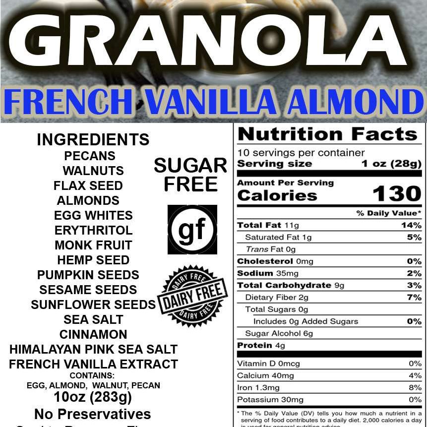 Keto Granola- French Vanilla