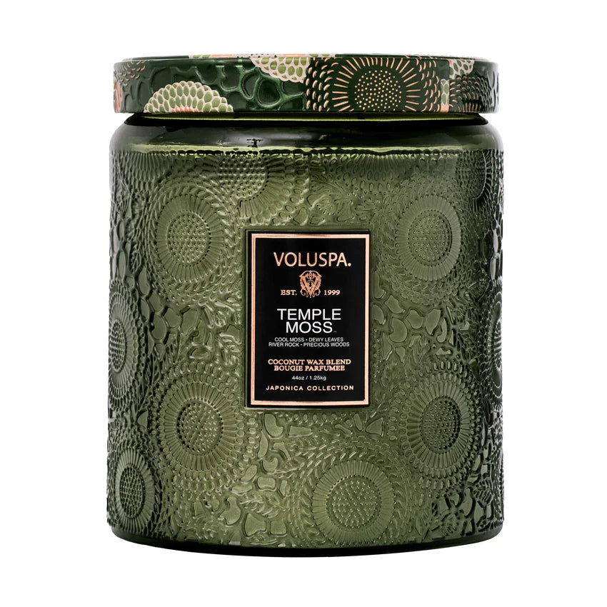 Temple Moss 44 oz Luxe Jar Candle