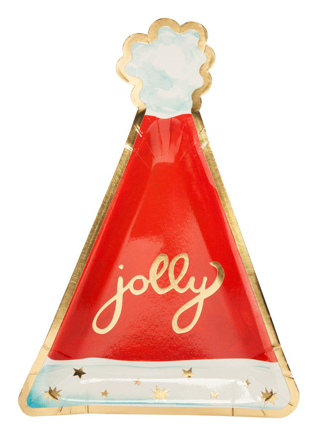 Jolly Holiday Hat Salad Plate