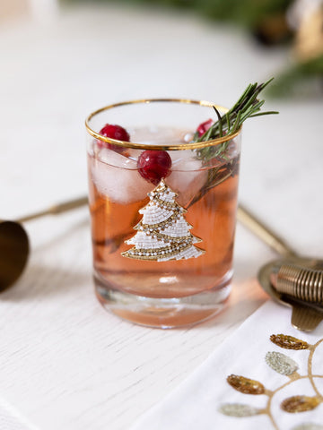 Embellished Tree Cocktail Glass