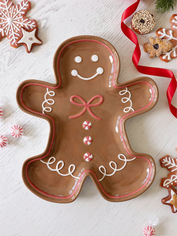 Gingerbread Man Platter