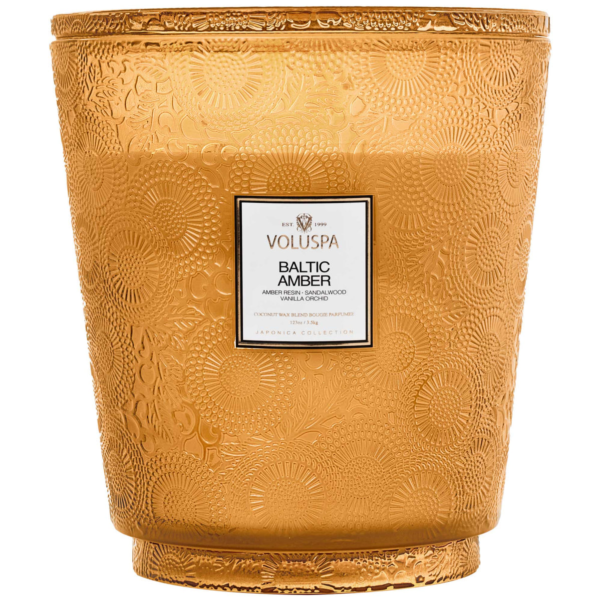 Baltic Amber 5 Wick Hearth Candle