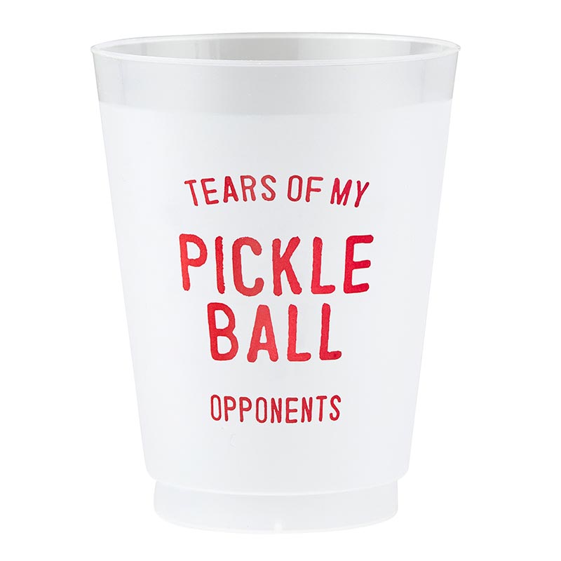 Tears of My Pickleball Opponent Frost Flex Cups - Set of 8