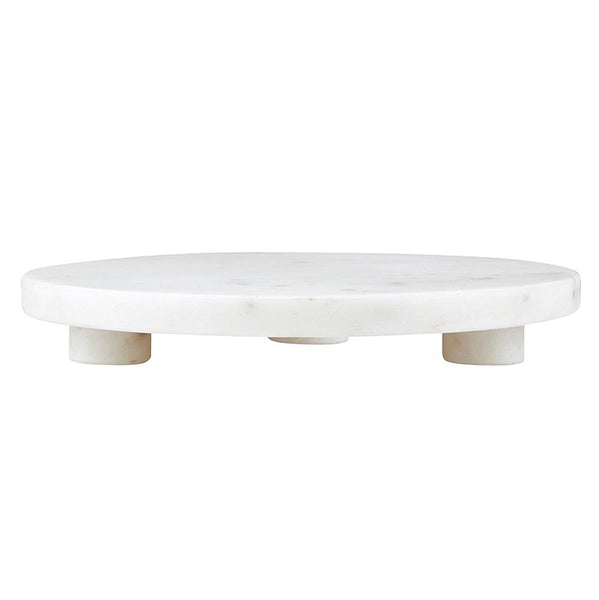 White Marble Stack Tray - 8"