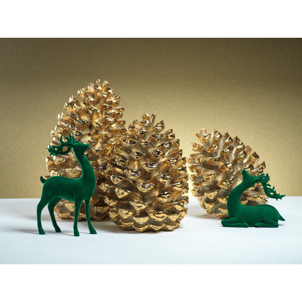 Decorative Pine Cone 11" - Gold