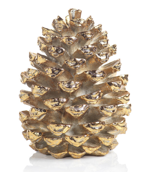 Decorative Pine Cone 11" - Gold