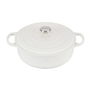 Signature Round Wide Oven - White