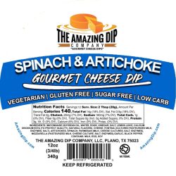 Spinach & Artichoke Fontina Cheese Dip - 12oz