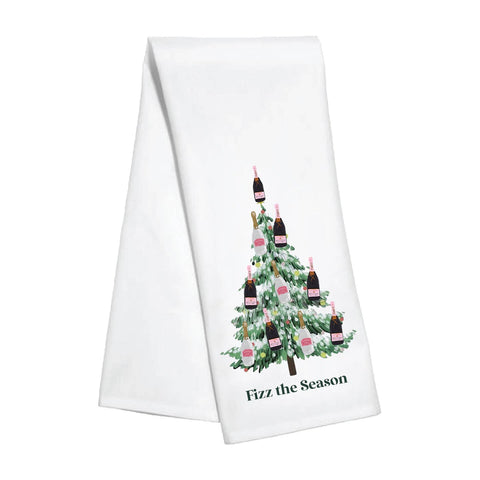 Fizz The Season Tea Towel