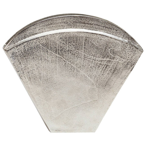 Clam Silver Metal Vase