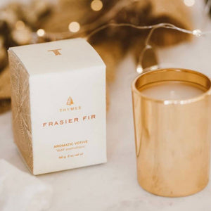 Frasier Fir Gold Votive