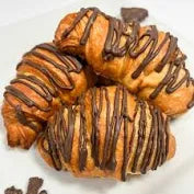 Keto Chocolate Drizzled Croissants 5 Pack