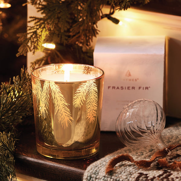 Frasier Fir Gilded Gold Poured Candle - 13oz