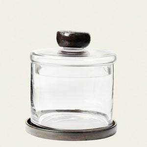 Tahona Small Canister w/ lid & iron stand