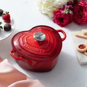 Traditional Heart Cocotte - Cerise