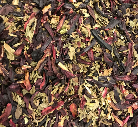Herbal Peppermint Hibiscus Tea 8 oz. - Loose Leaf