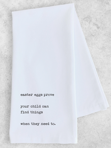 Easter eggs Tea Towel