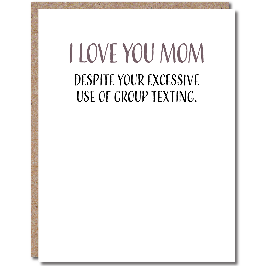 Mother’s Day Card-Texting