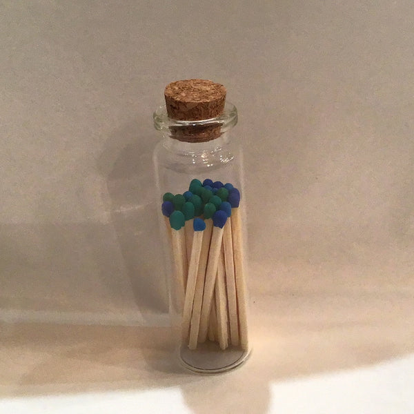 Assorted Matches In Jar With Striker
