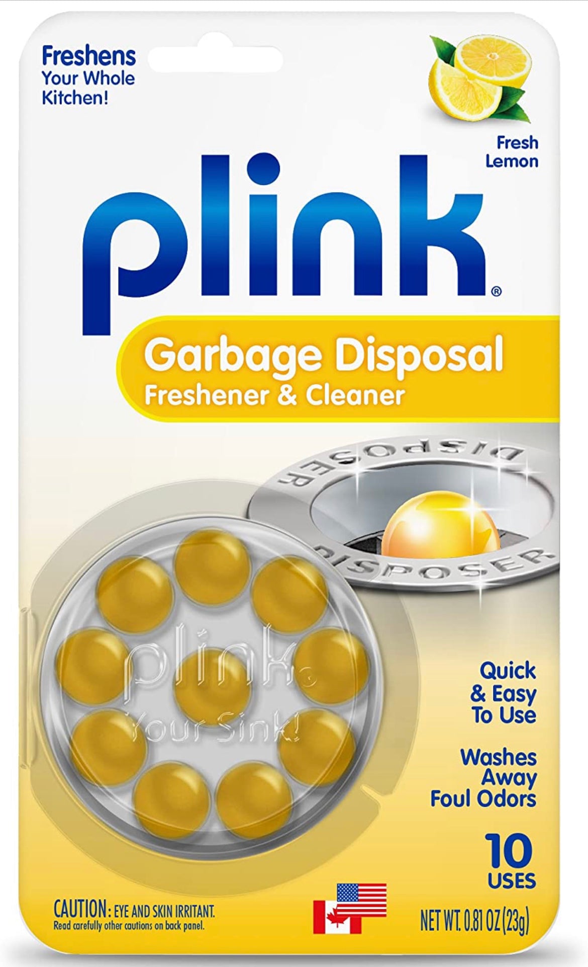 Plink Sink Disposal Cleaner