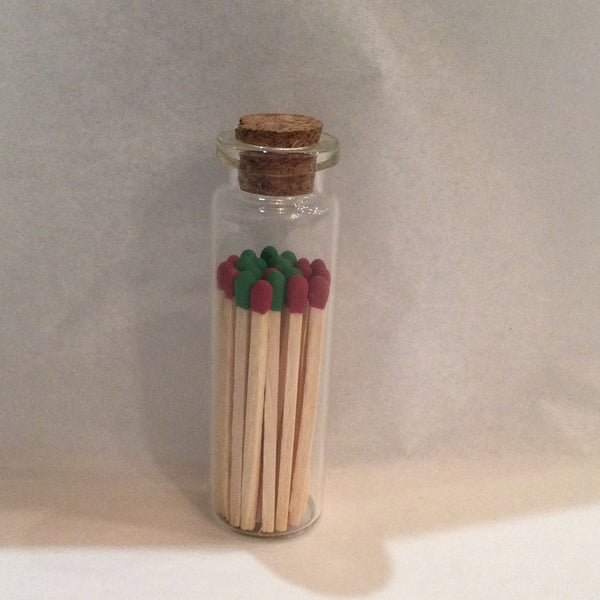 Assorted Matches In Jar With Striker