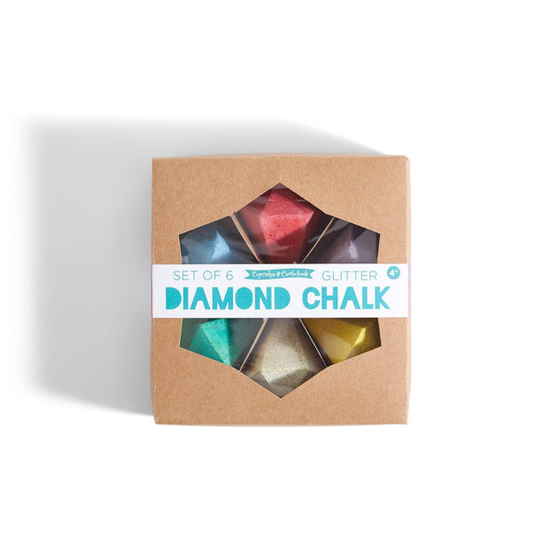 Diamond Chalk w/ Glitter S/6
